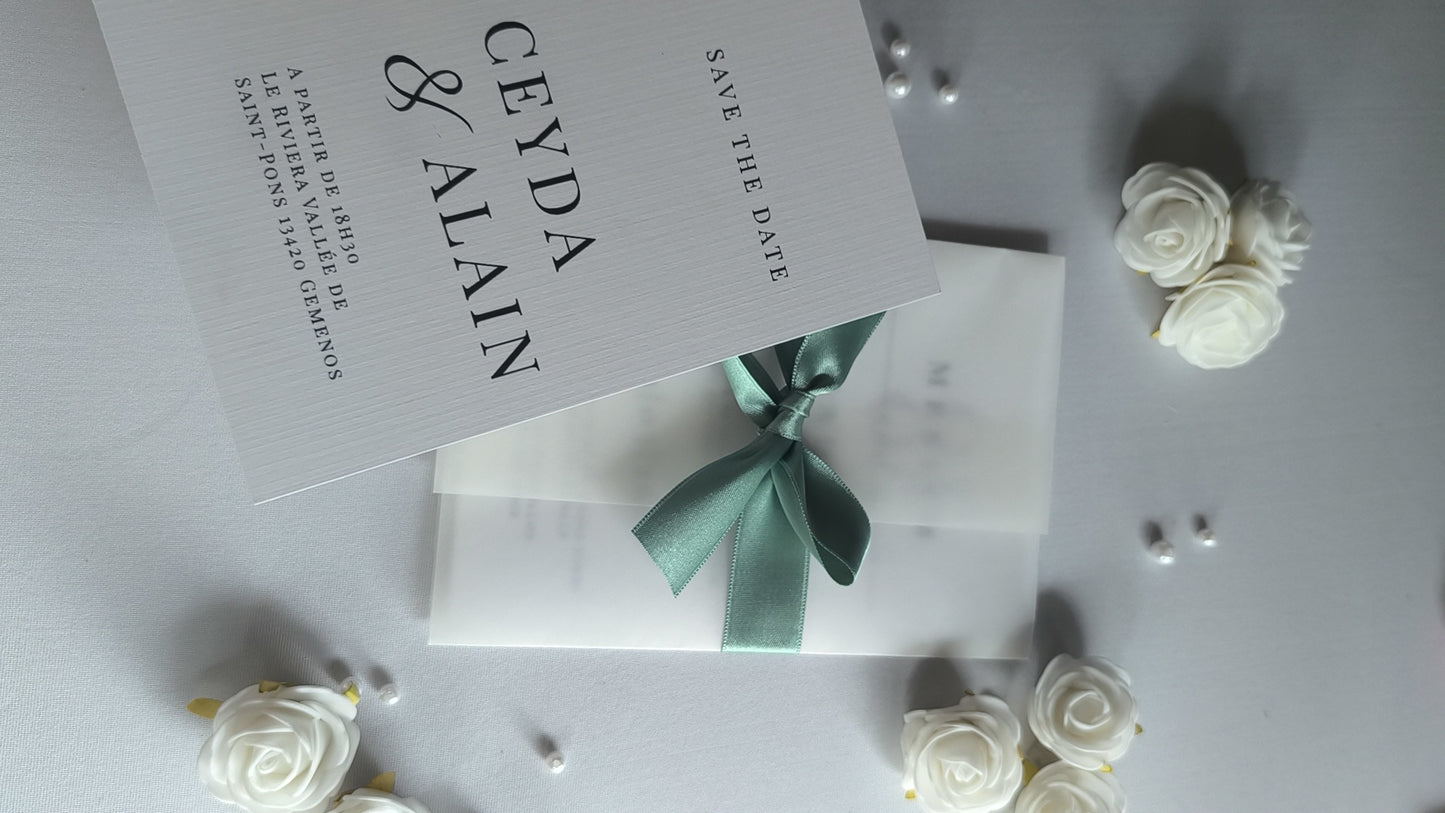 Carte d'invitation | Faire-part