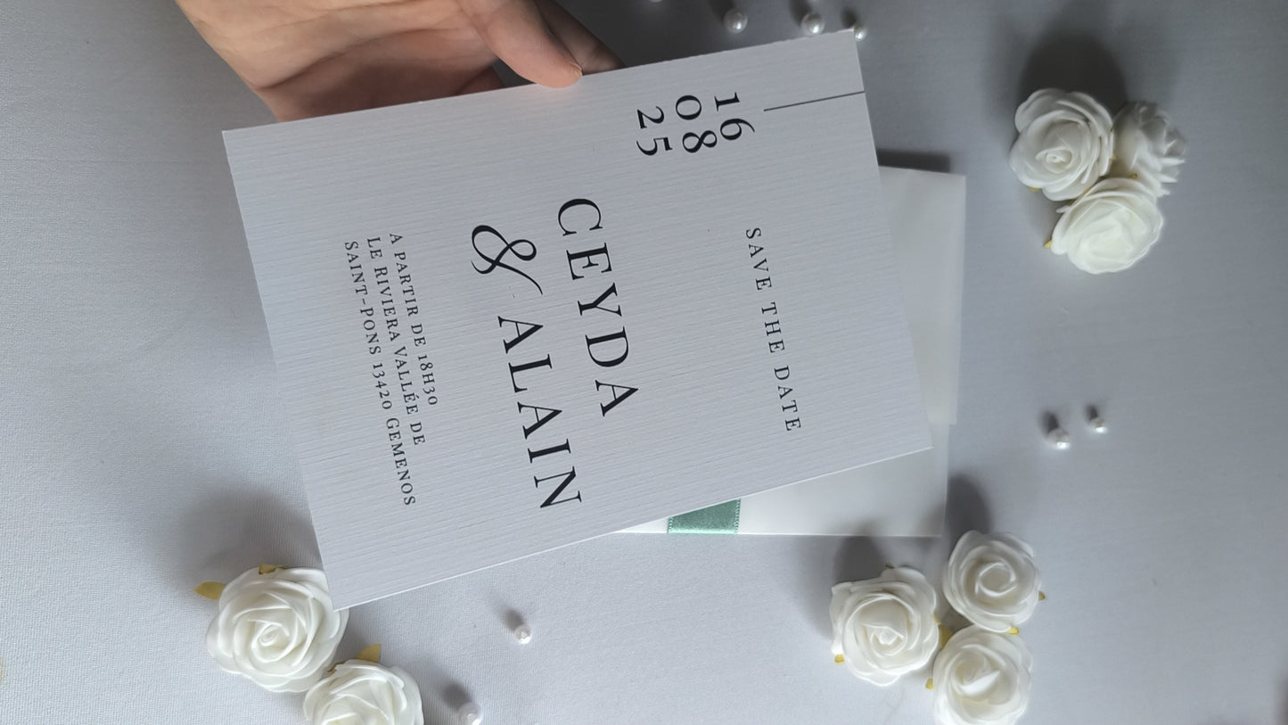 Carte d'invitation | Faire-part