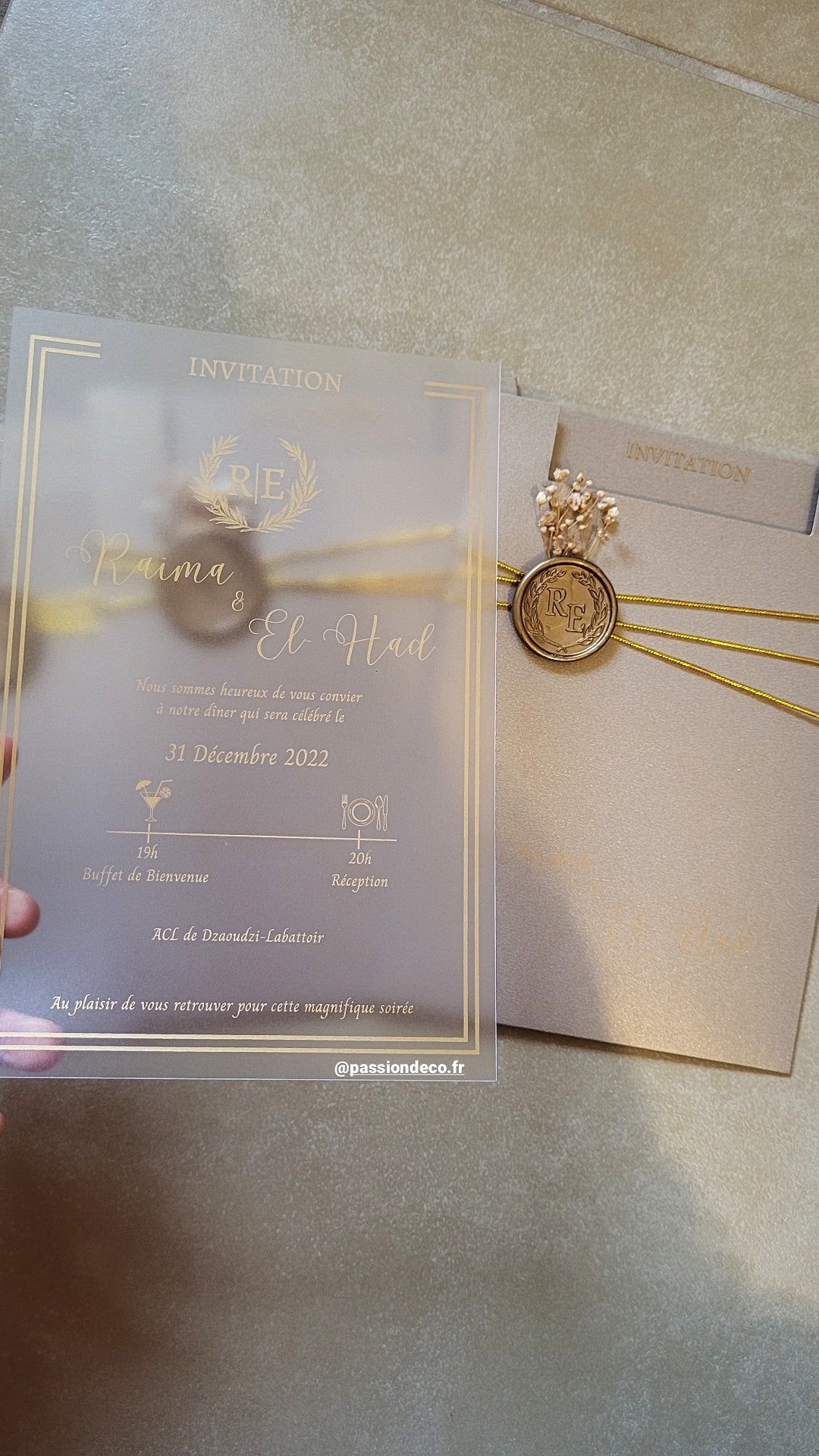 INVITATION Plexi