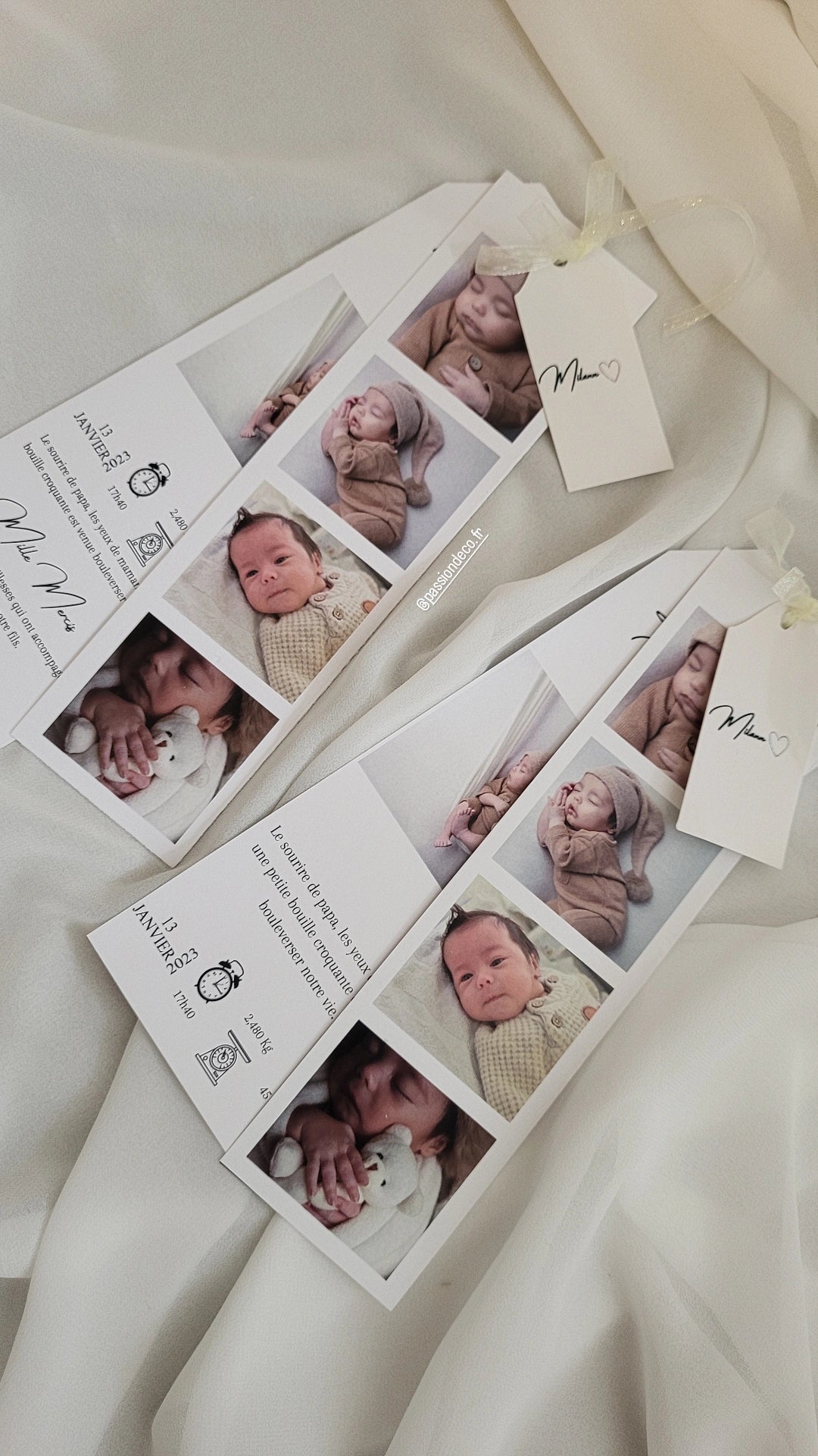 Carte 3 Feuillets Naissance