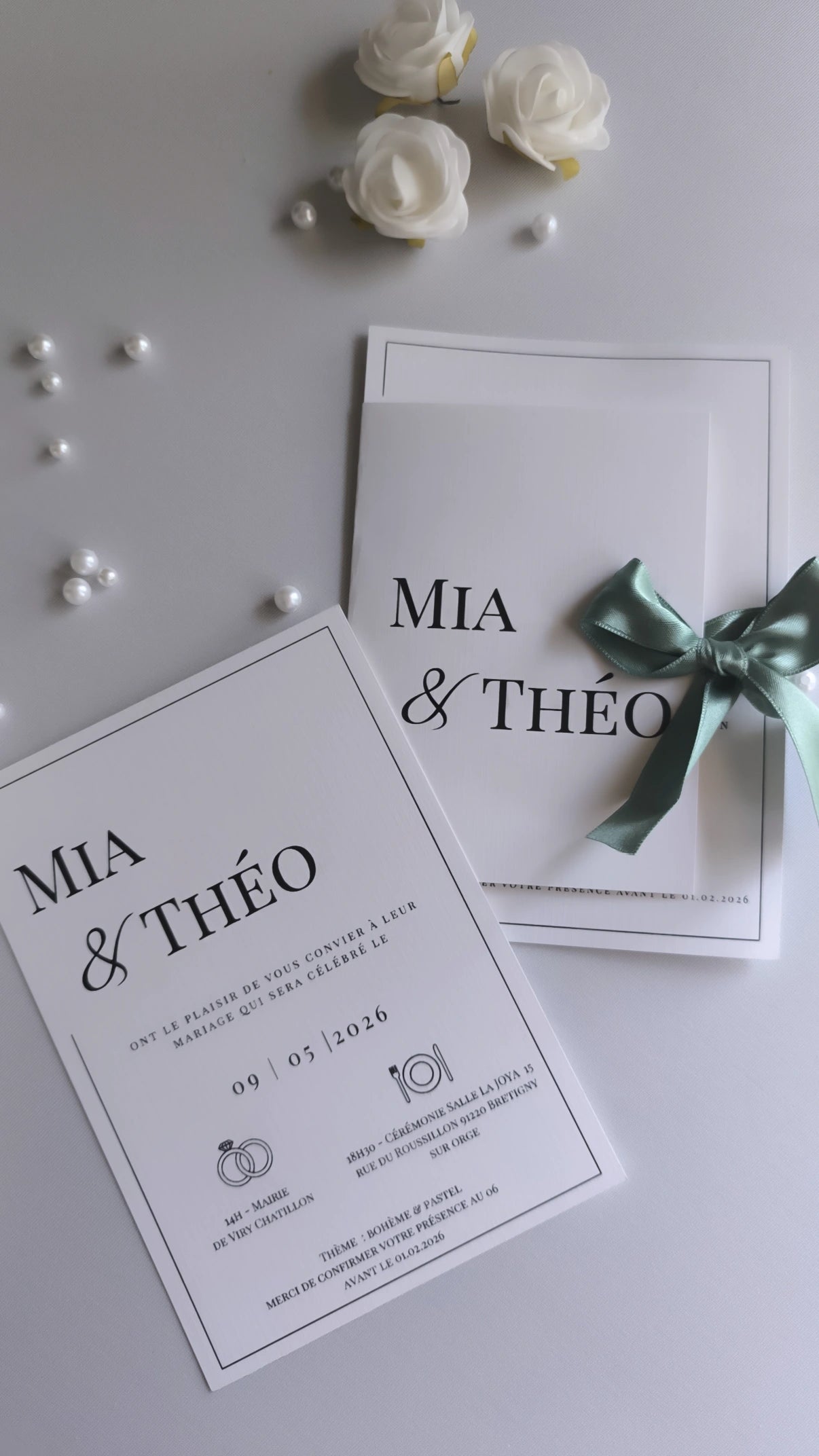 Carte d'invitation | Faire part