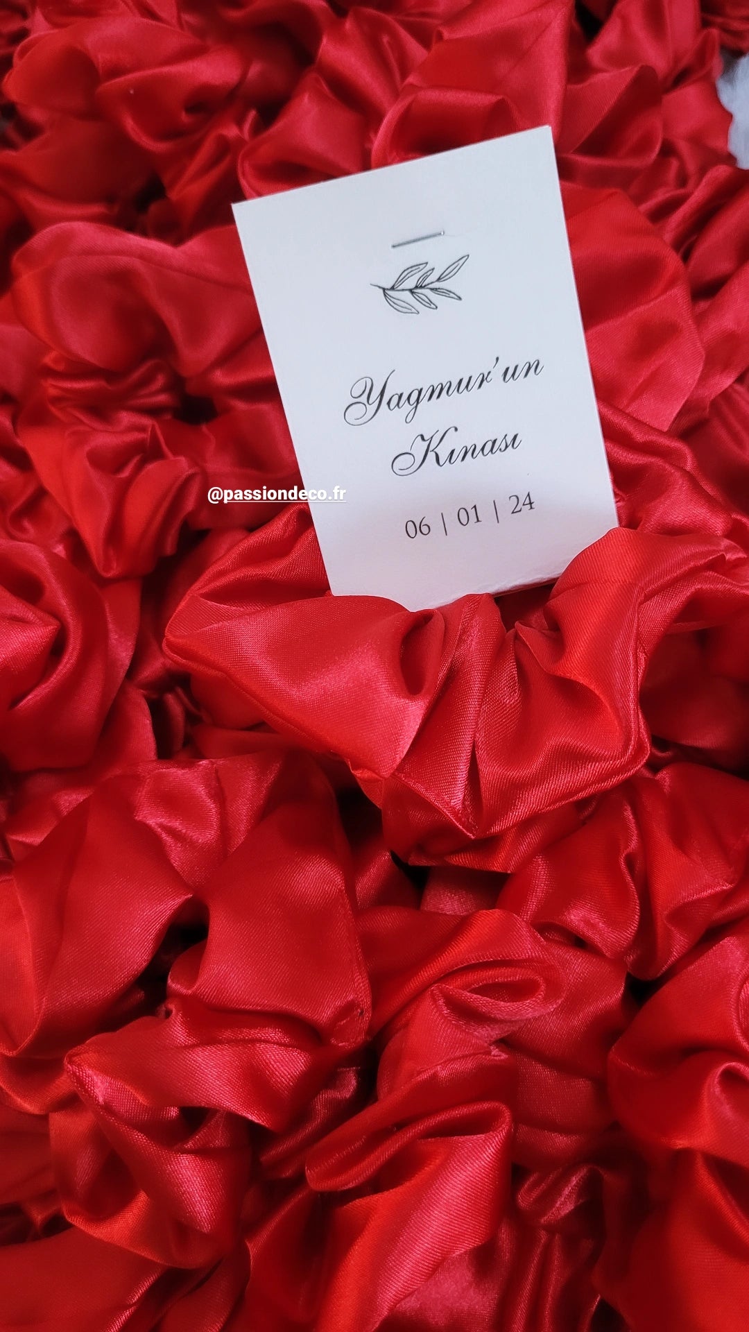 Chouchou personnalisé