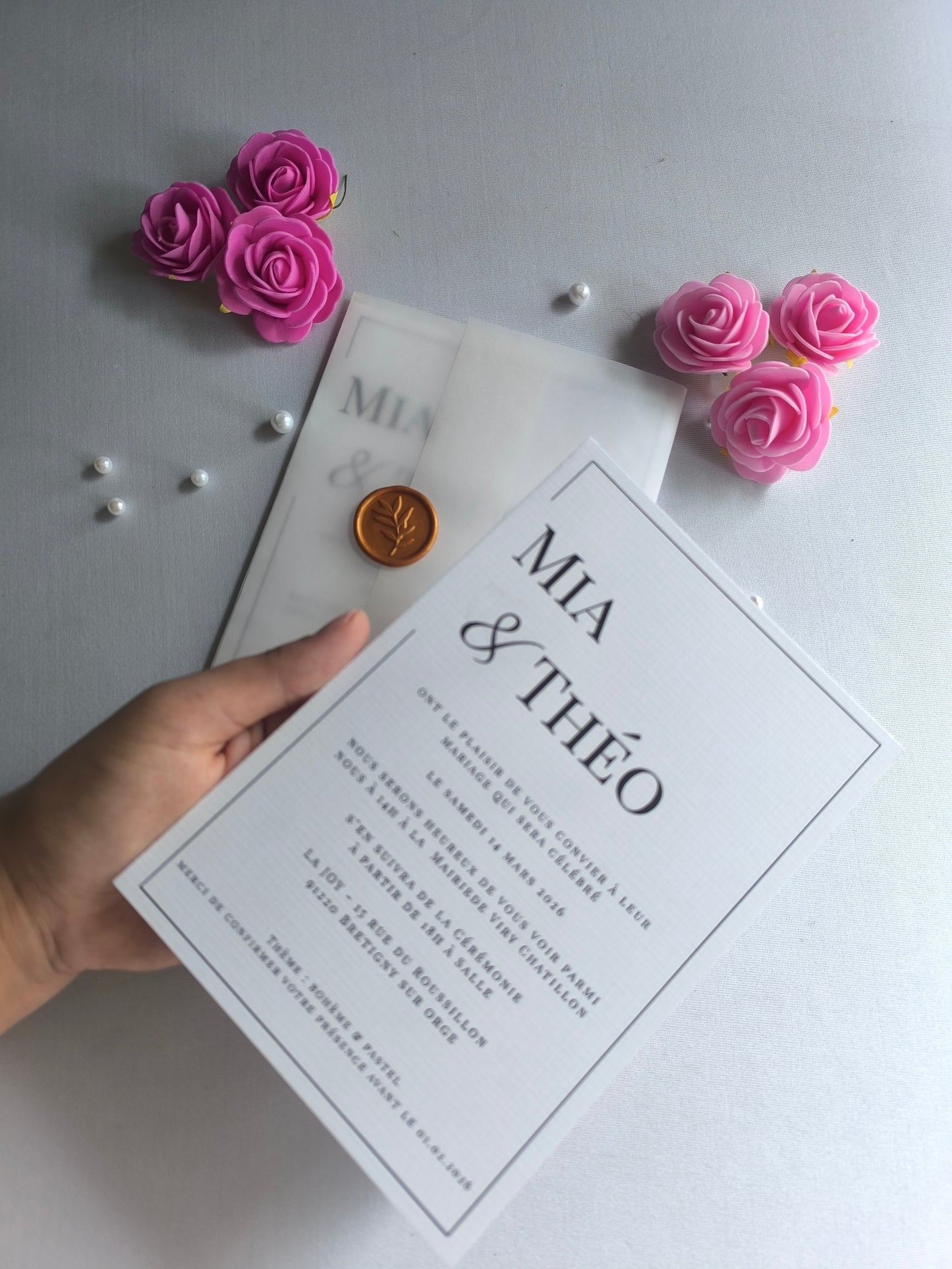 Lot Carte d'invitation | Faire-part