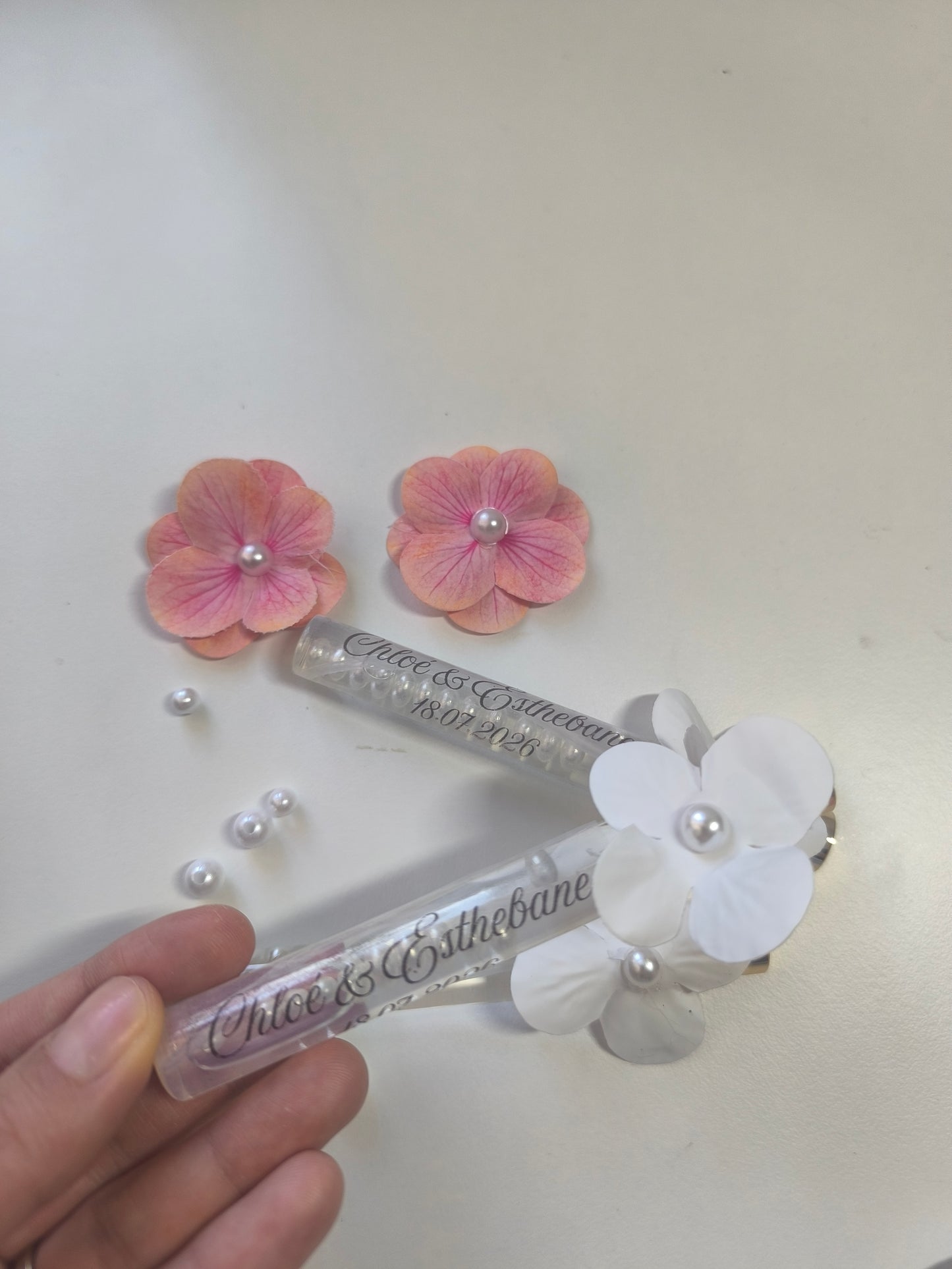 Spray en verre à l'eau de rose