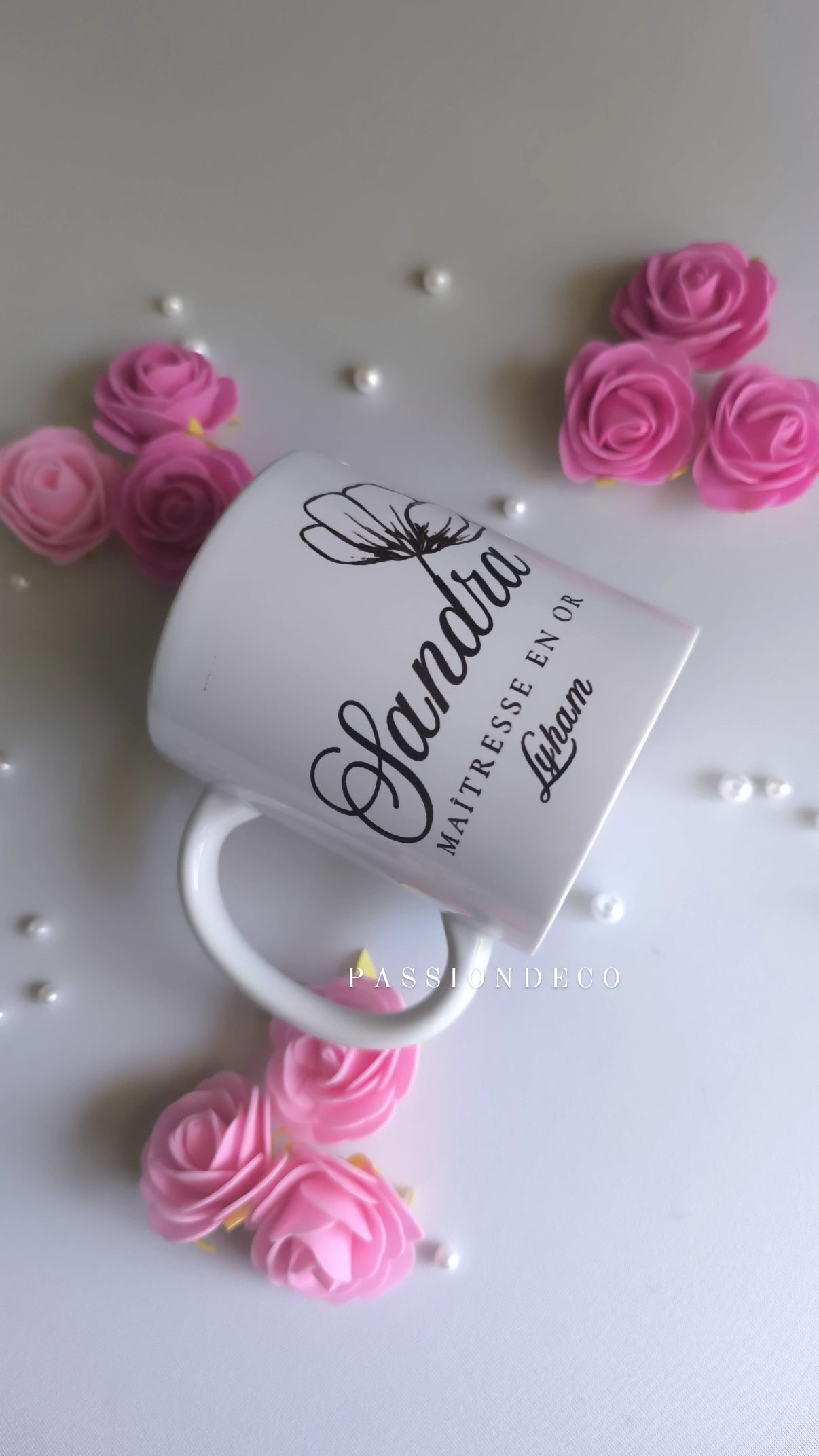 Mug Fleuri Personnalisation
