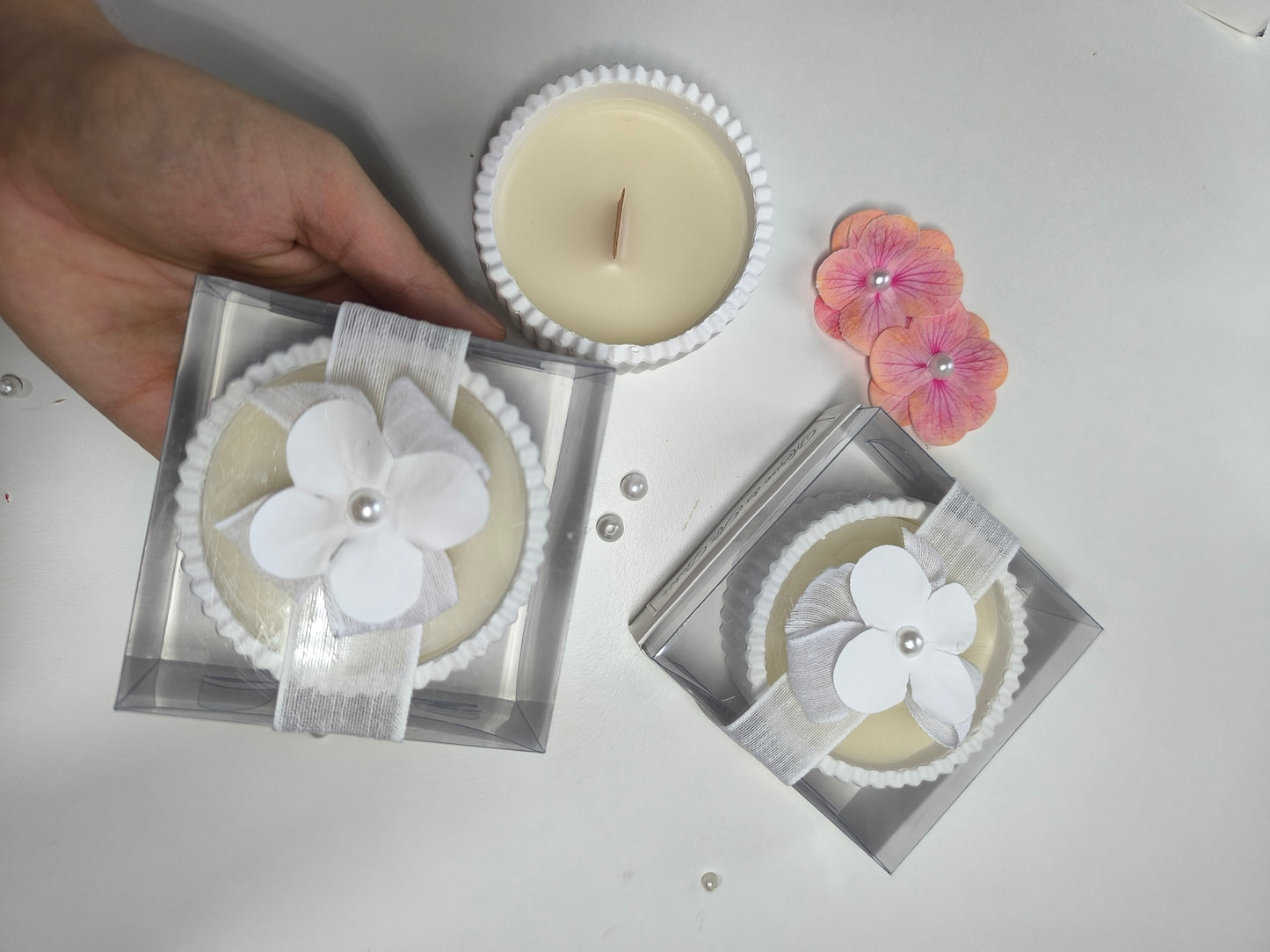 Bougie coffret Flora