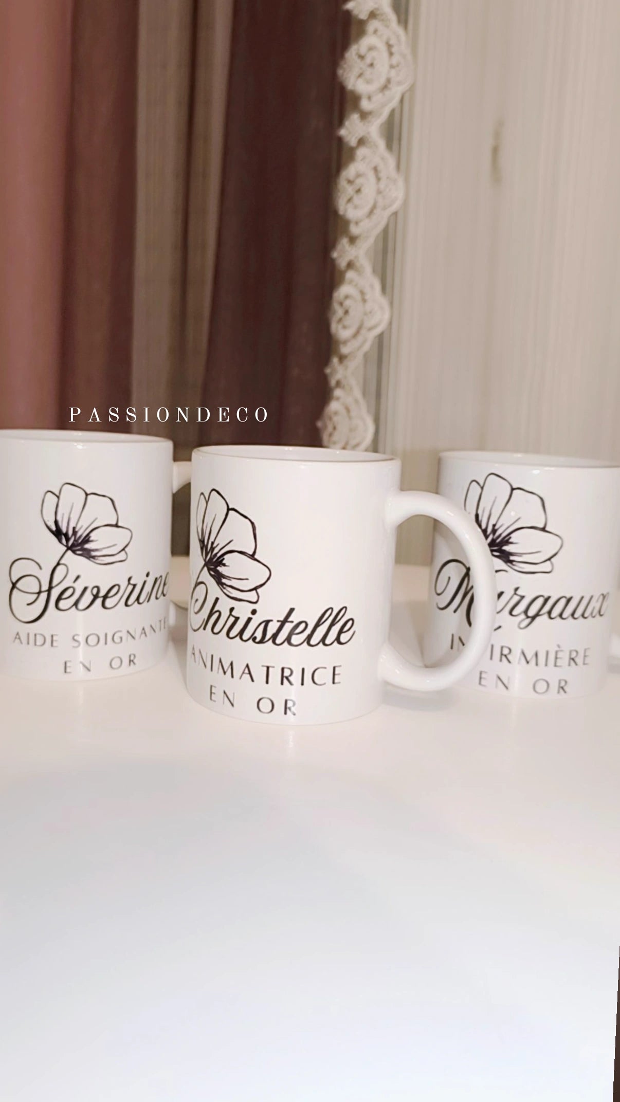Mug Fleuri Personnalisation