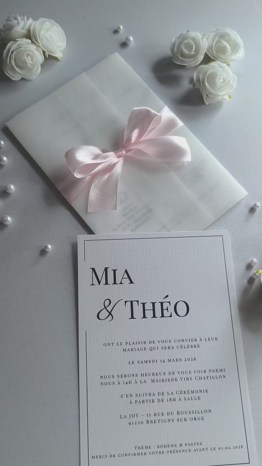 Carte d'invitation | Faire-part