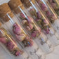 Fioles Bouton de Rose 10cm