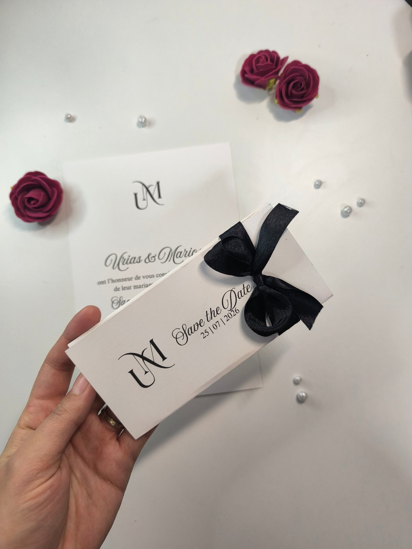 Carte d'invitation Simply