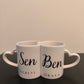 Duos de Mugs Poignées Coeur