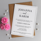 Carte d'invitation | Faire-part