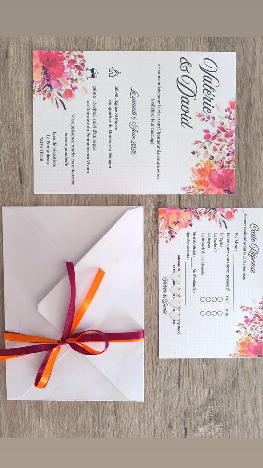 Lot Carte d'invitation | Faire-part