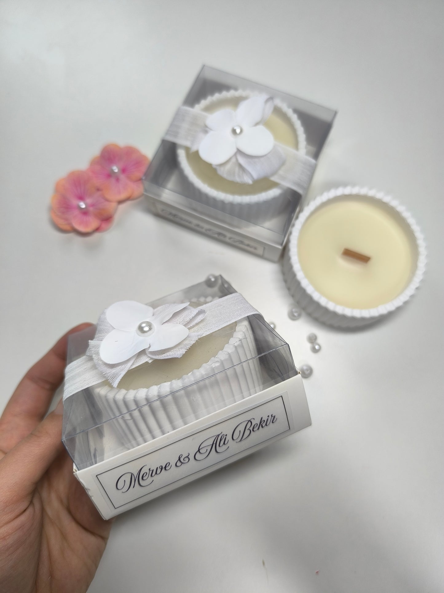 Bougie coffret Flora