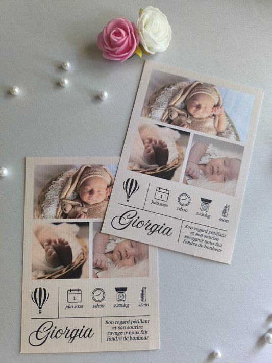 Carte Naissance | Faire-part Naissance