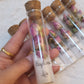 Fioles Bouton de Rose 10cm