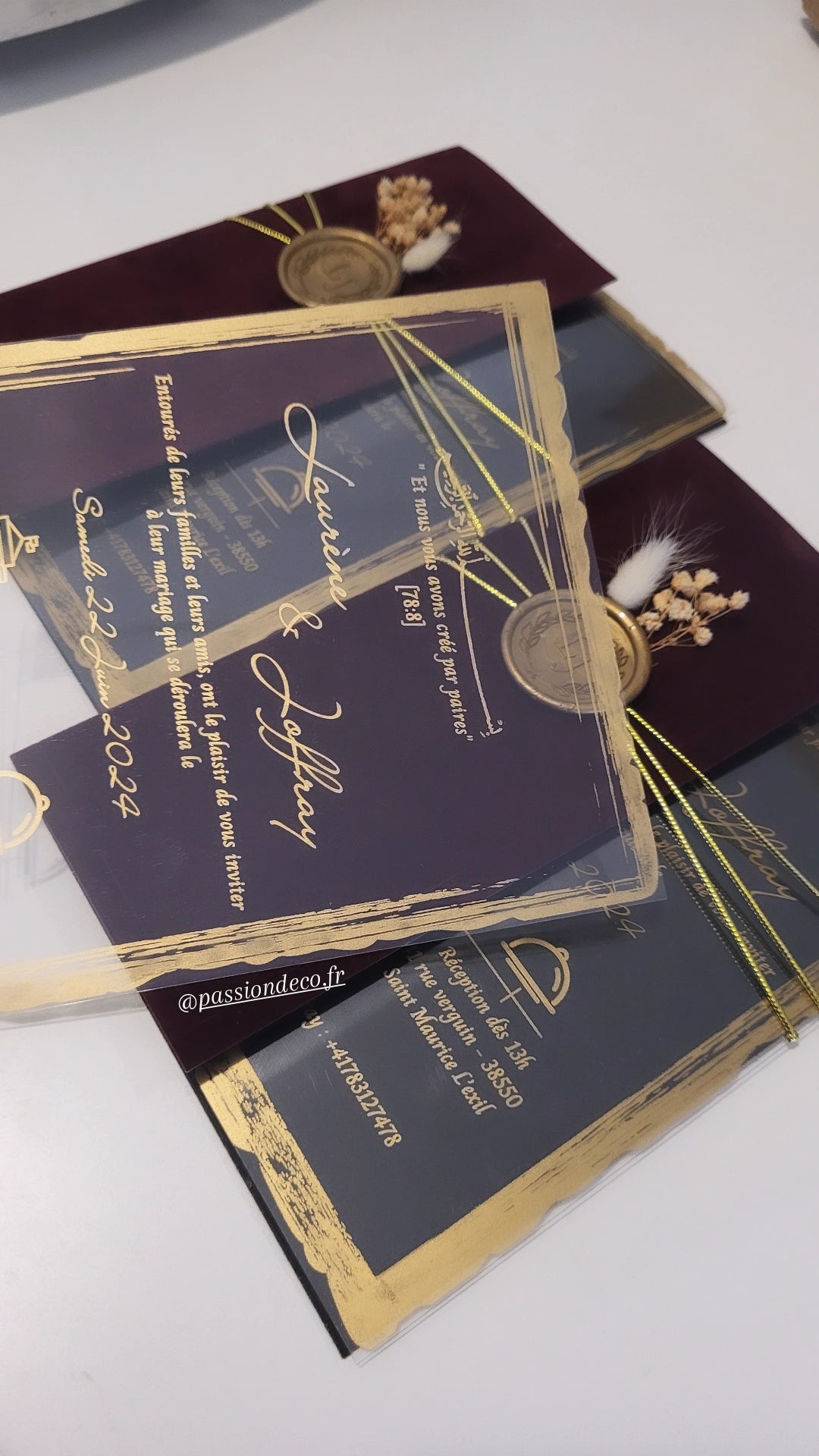 Faire part | Amour Velours