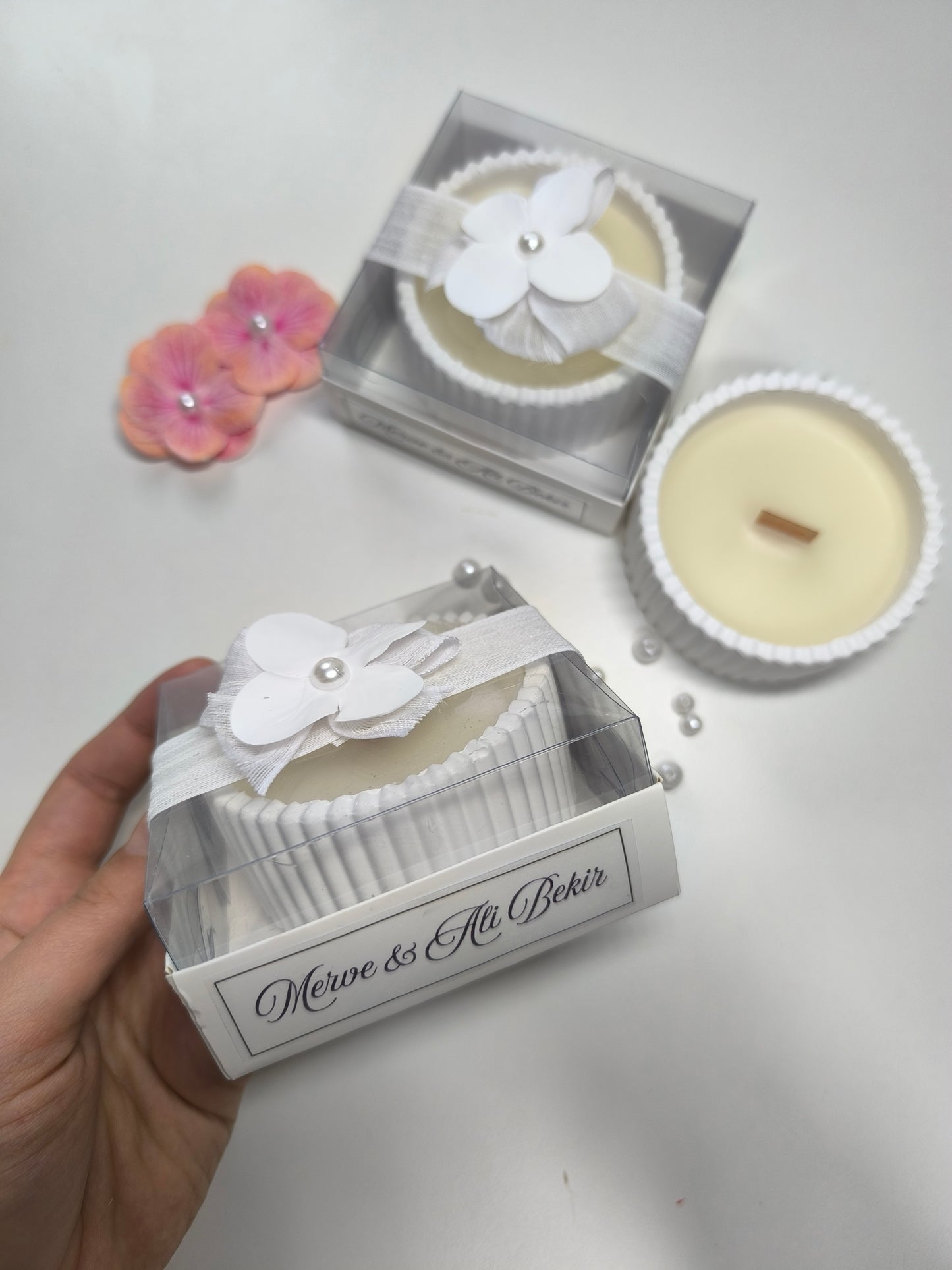 Bougie coffret Flora