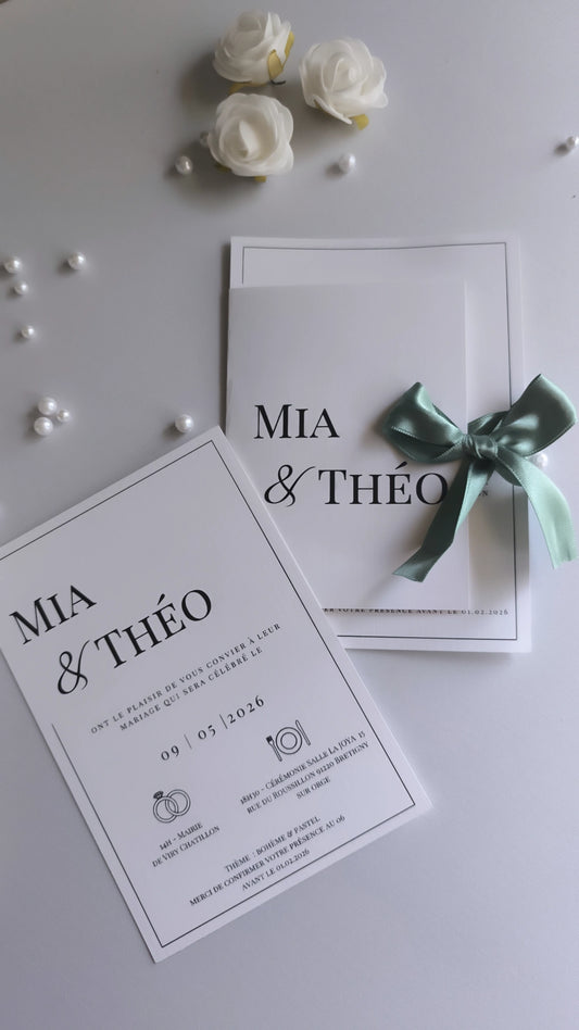 Carte d'invitation | Faire part