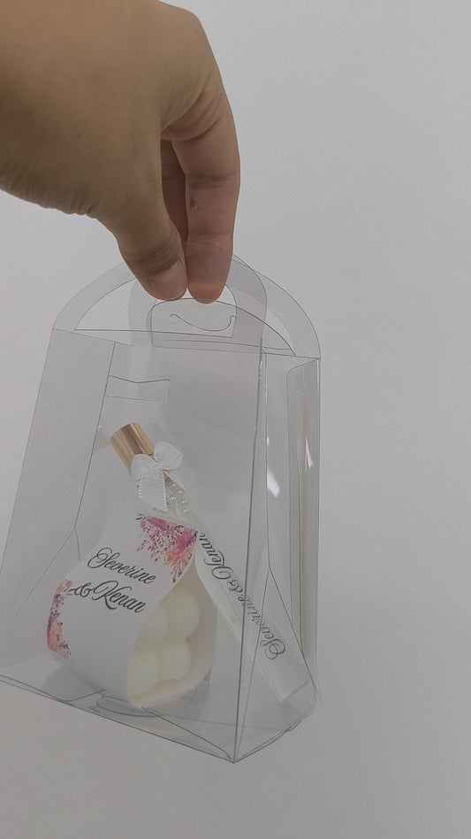 Coffret Bougie Bubble + Spray à l'eau de rose