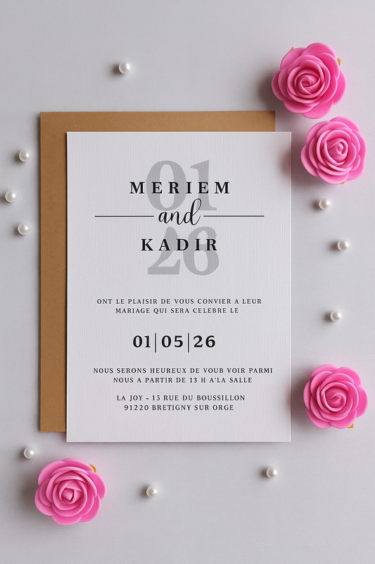 Carte d'invitation | Faire-part