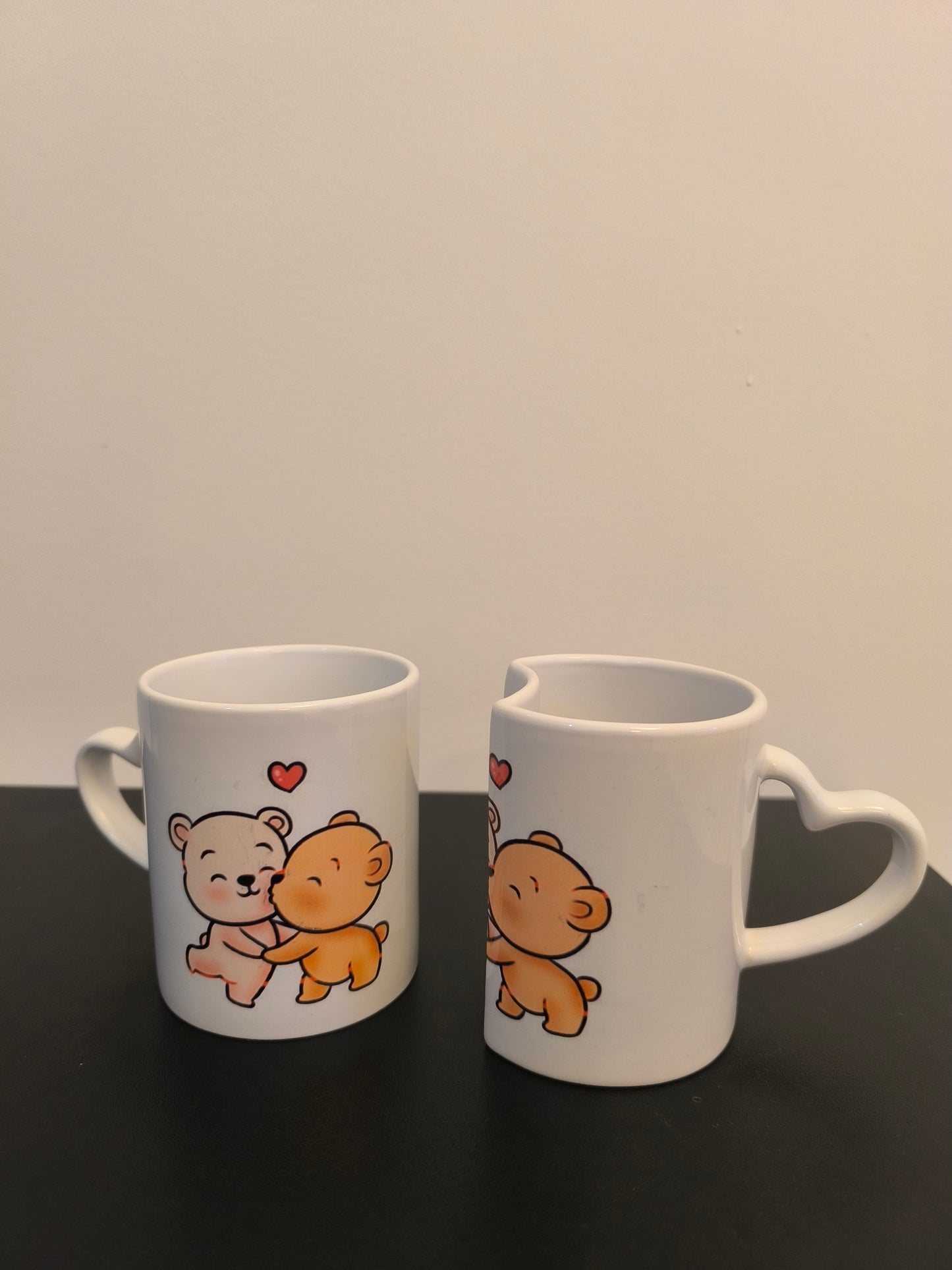 Duos de Mugs Poignées Coeur